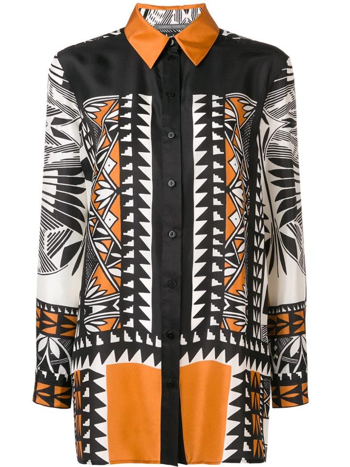 Alberta Ferretti Printed Shirt - Black