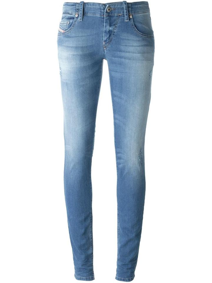 Diesel 'grupeene' Jeans, Women's, Size: 31, Blue, Cotton/polyester/spandex/elastane