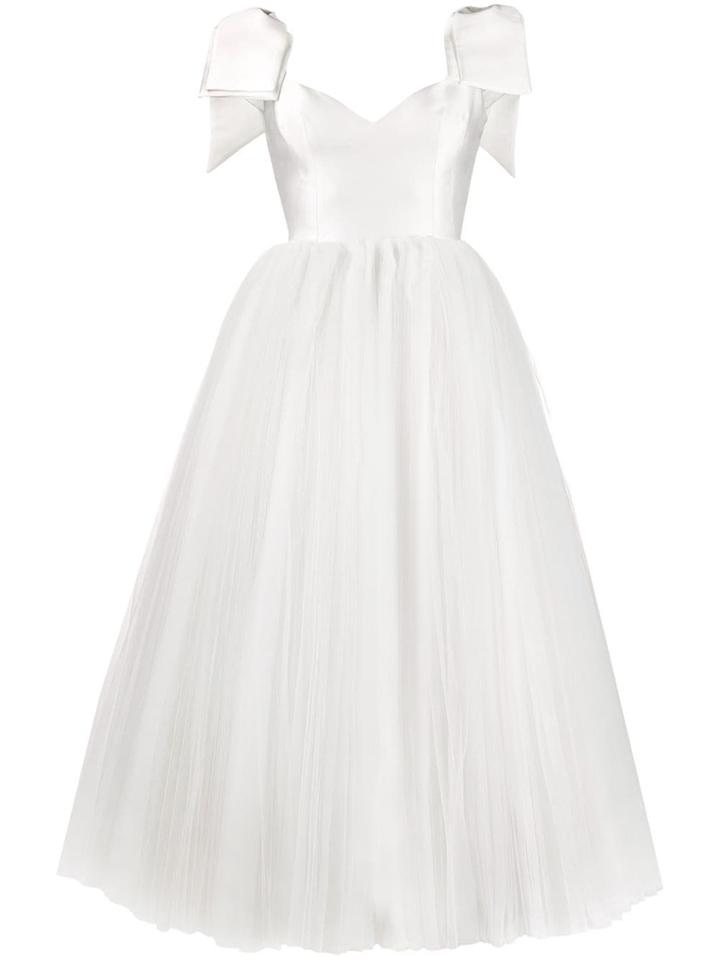 Parlor Sleeveless Flared Dress - White