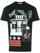 Givenchy Cuban-fit L.a. Printed T-shirt - Black