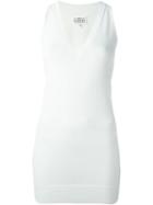 Maison Margiela Long Knit Tank Top, Women's, Size: Small, Nude/neutrals, Cotton/viscose