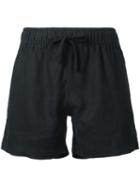 Venroy 'lounge' Shorts, Men's, Size: Xs, Black, Linen/flax