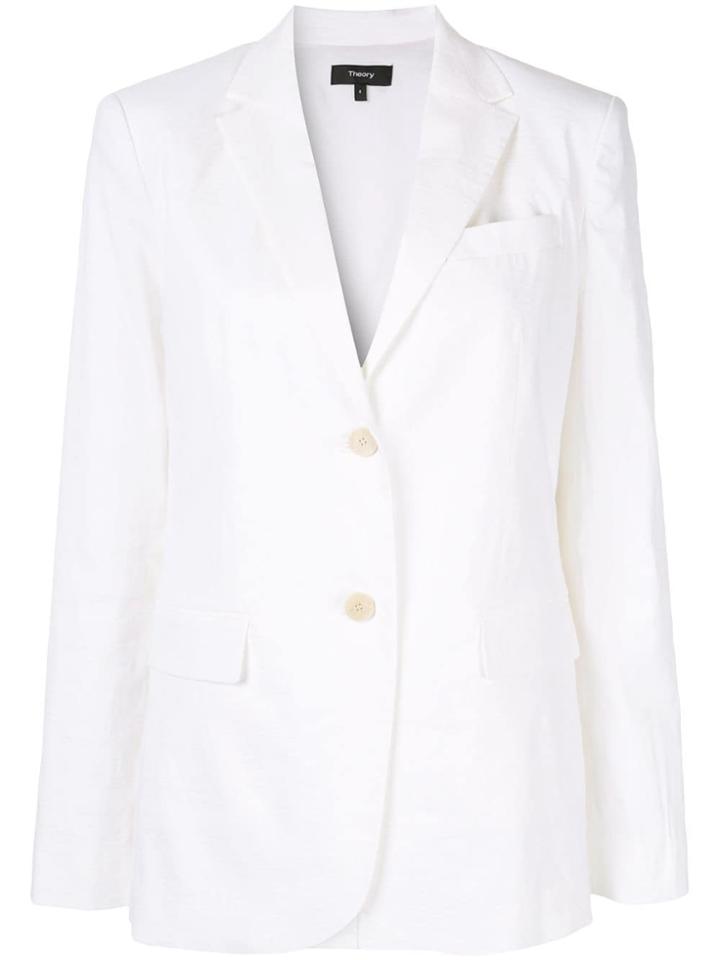 Theory Single-breasted Blazer - White