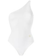 Brigitte One Shoulder Swimsuit - White