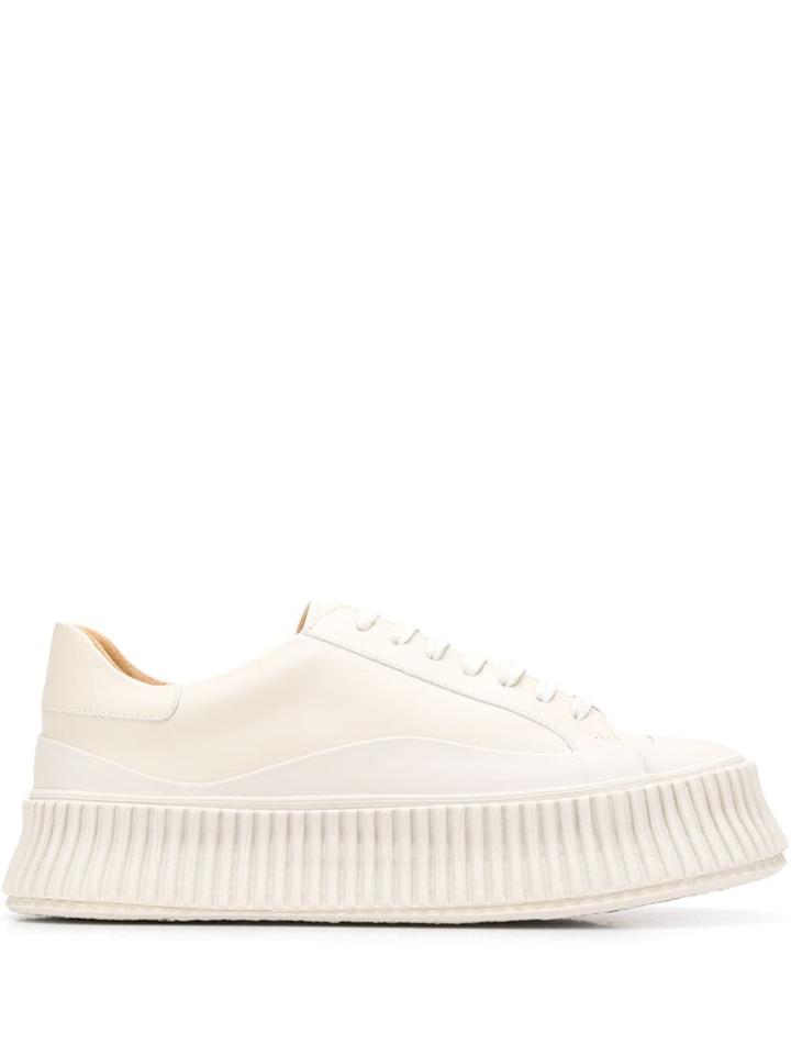 Jil Sander Chunky Heel Sneakers - Neutrals