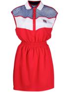 Diesel D-reia Polo-neck Dress - Red