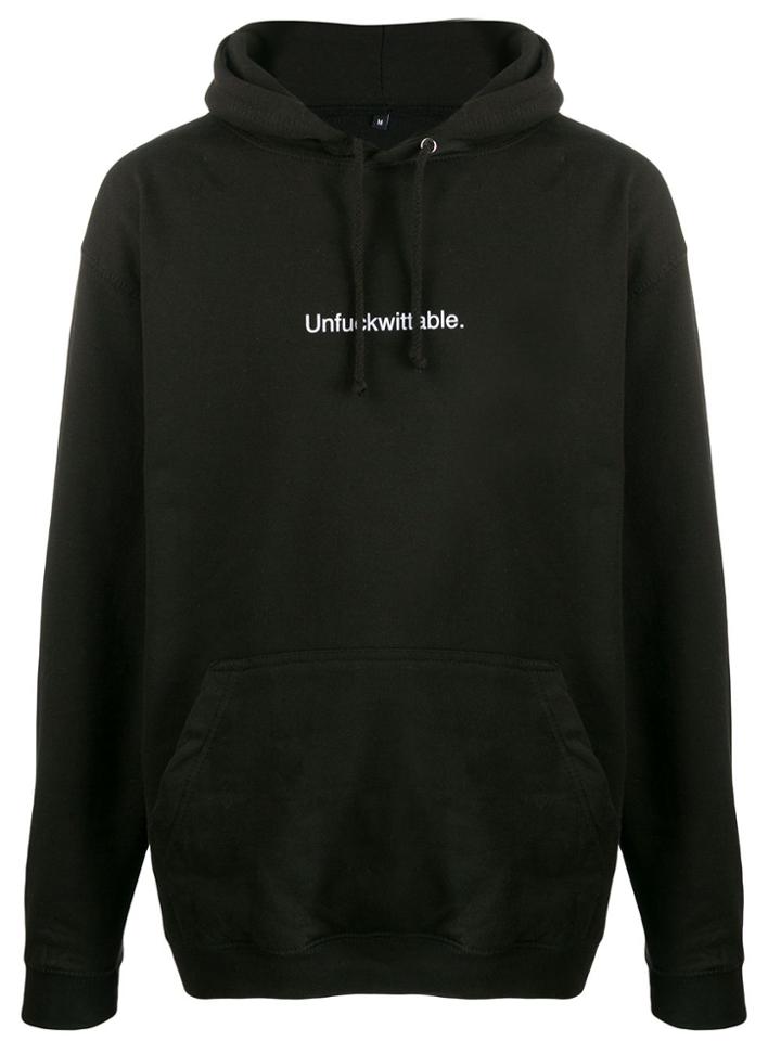 F.a.m.t. Slogan Hoodie - Black