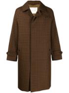 Mackintosh Blackridge Brown Check Wool Oversized Overcoat Gm-113f