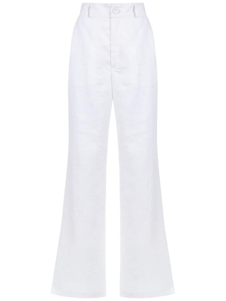 Tufi Duek Wide Leg Trousers - White