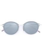 Thom Browne - Round Frame Sunglasses - Unisex - Acetate/metal (other) - One Size, Grey, Acetate/metal (other)