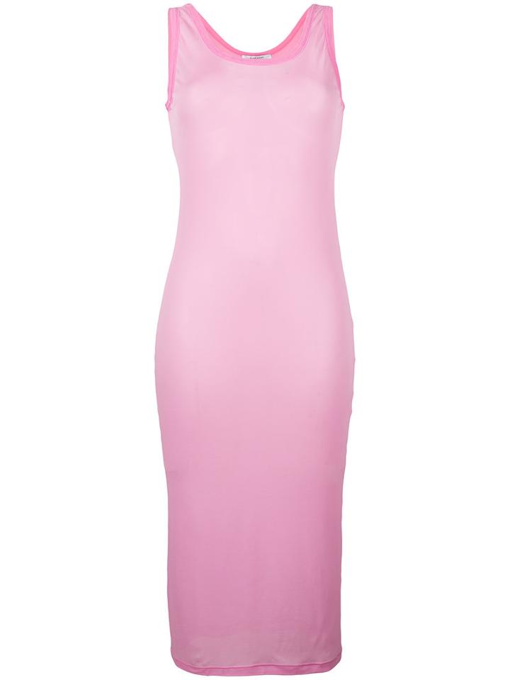 Givenchy - Midi Tank Dress - Women - Polyamide/spandex/elastane/cupro - 36, Pink/purple, Polyamide/spandex/elastane/cupro