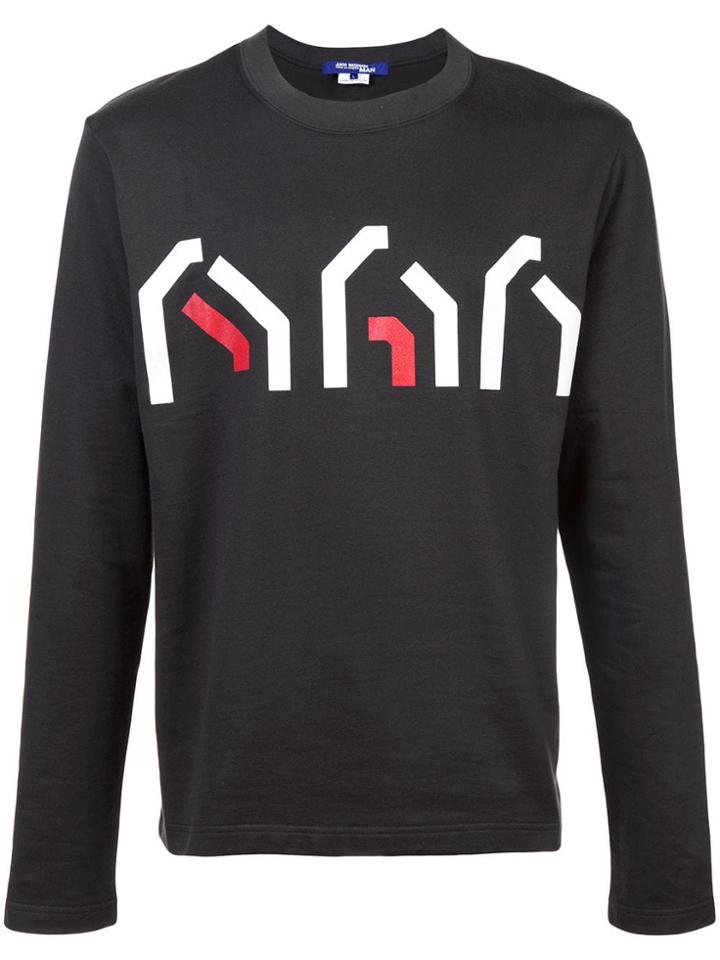 Junya Watanabe Man Graphic Print T-shirt - Black