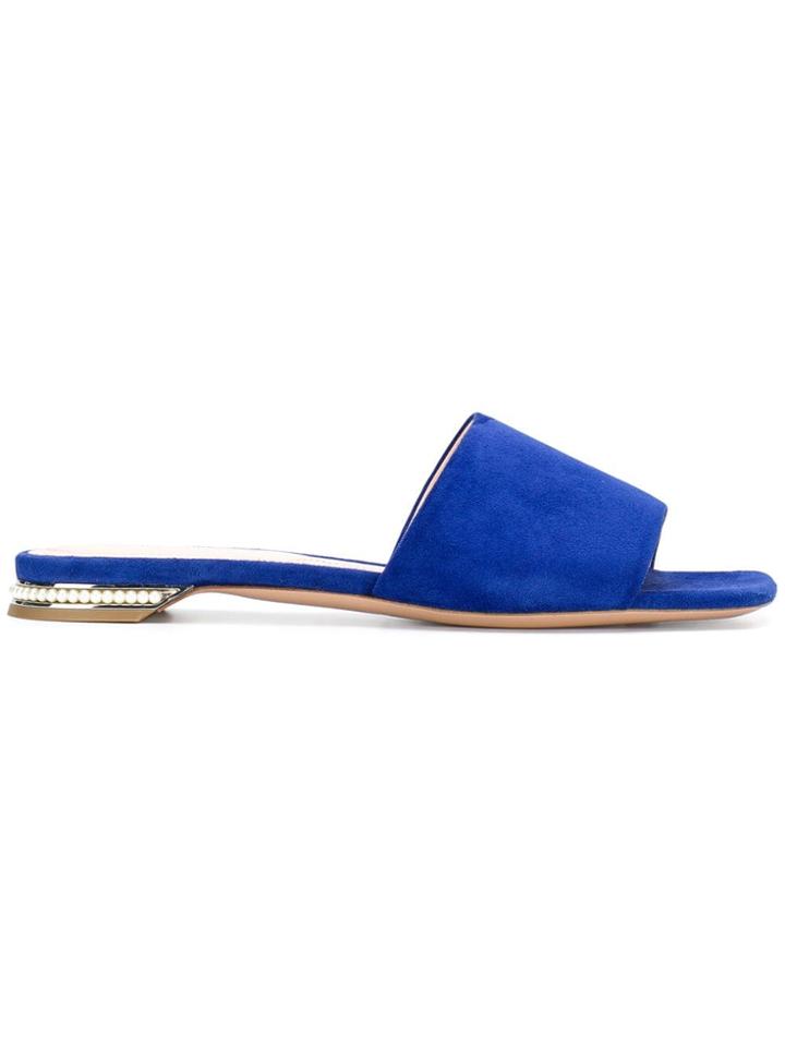 Nicholas Kirkwood Casati Pearl Slides - Blue