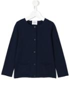 Le Petit Coco Round Neck Cardigan, Girl's, Size: 8 Yrs, Blue