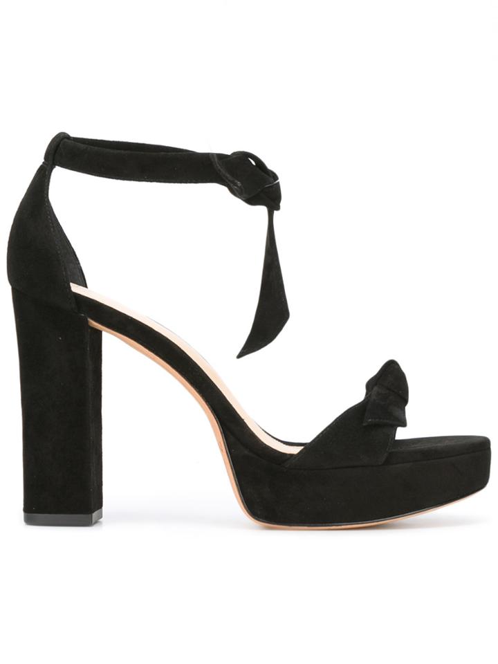 Alexandre Birman Ankle Strap Platform Sandals - Black