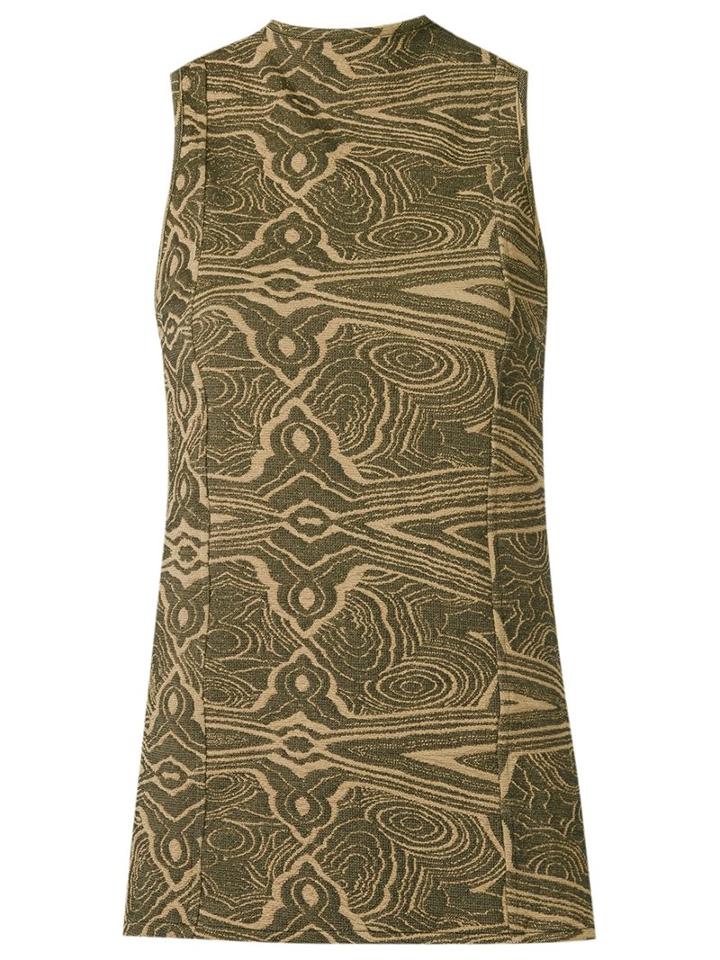 Lilly Sarti Knit Top, Women's, Size: 40, Brown, Elastodiene/polyamide/polyester