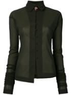 Romeo Gigli Pre-owned Elongated Sleeves Shirt - Green