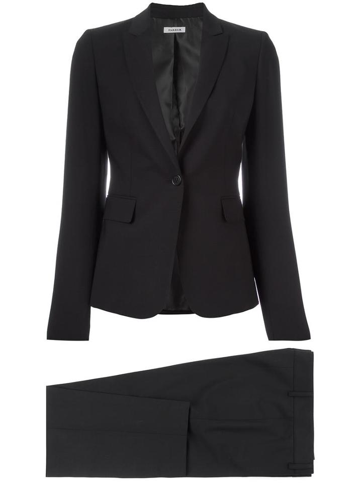 P.a.r.o.s.h. Two Piece Suit, Women's, Size: Xs, Black, Spandex/elastane/virgin Wool