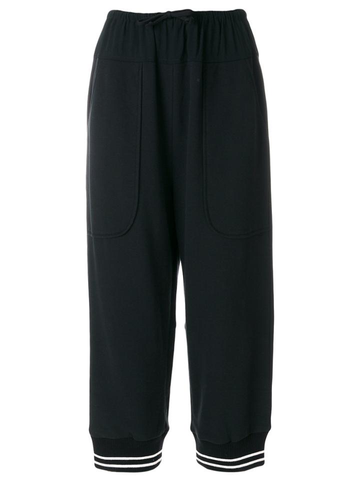 I'm Isola Marras Slouched Cropped Trousers - Black