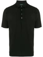 Zanone Straight-fit Polo Shirt - Black