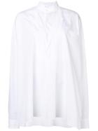 Faith Connexion Oversize Layered Blouse - White