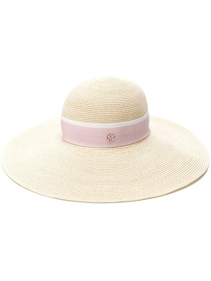 Maison Michel Straw Hat - Neutrals