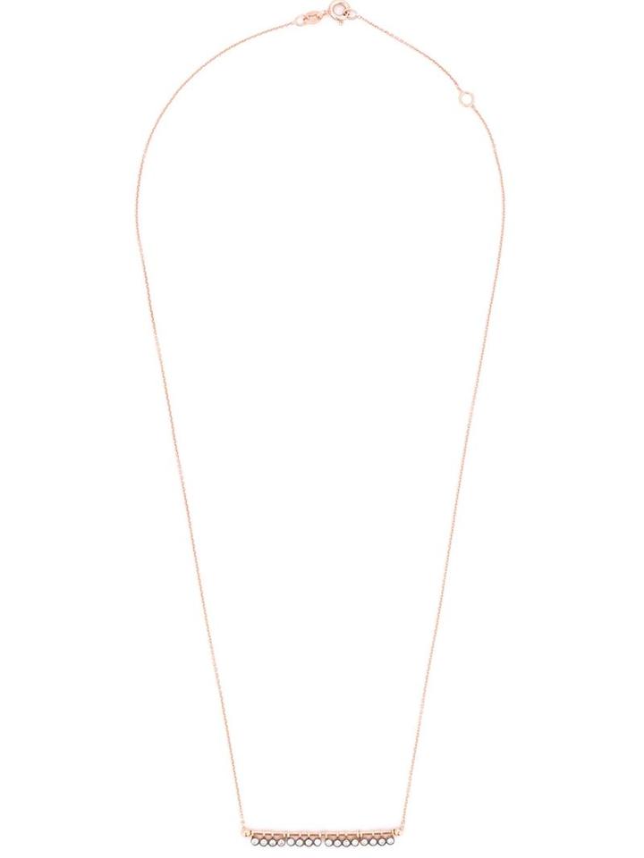 Yannis Sergakis Bezel Set Sixteen Diamond Bar Necklace