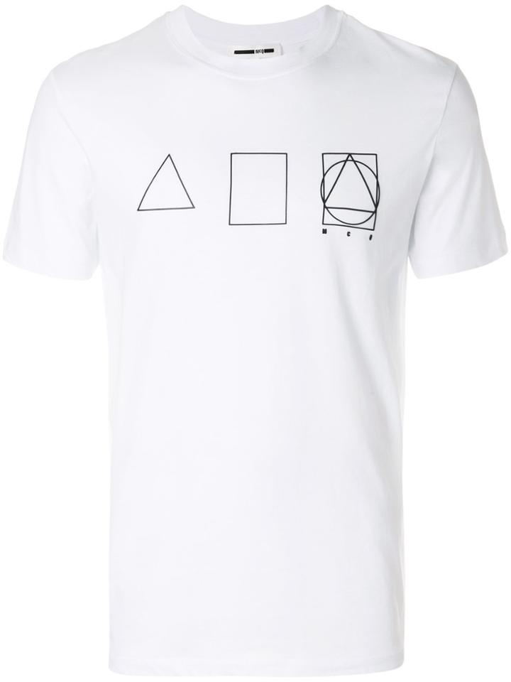 Mcq Alexander Mcqueen Glyph Print T-shirt - White