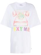 Gcds Printed Oversized T-shirt - White