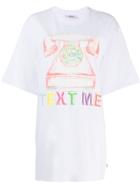 Gcds Printed Oversized T-shirt - White