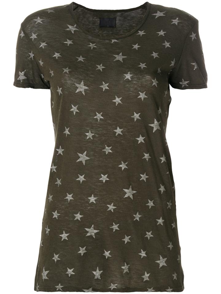 Rta Star Print T-shirt - Green