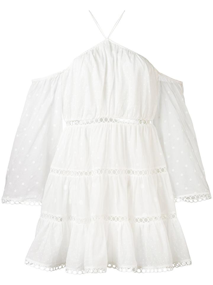 Zimmermann - Broderie Anglaise Dress - Women - Cotton - 1, White, Cotton