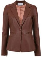 Nk Blazer With Lapels - Brown