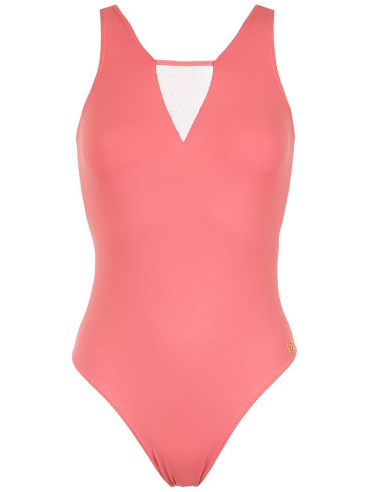 Brigitte - Panelled Swimsuit - Women - Polyamide/spandex/elastane - Gg, Pink/purple, Polyamide/spandex/elastane