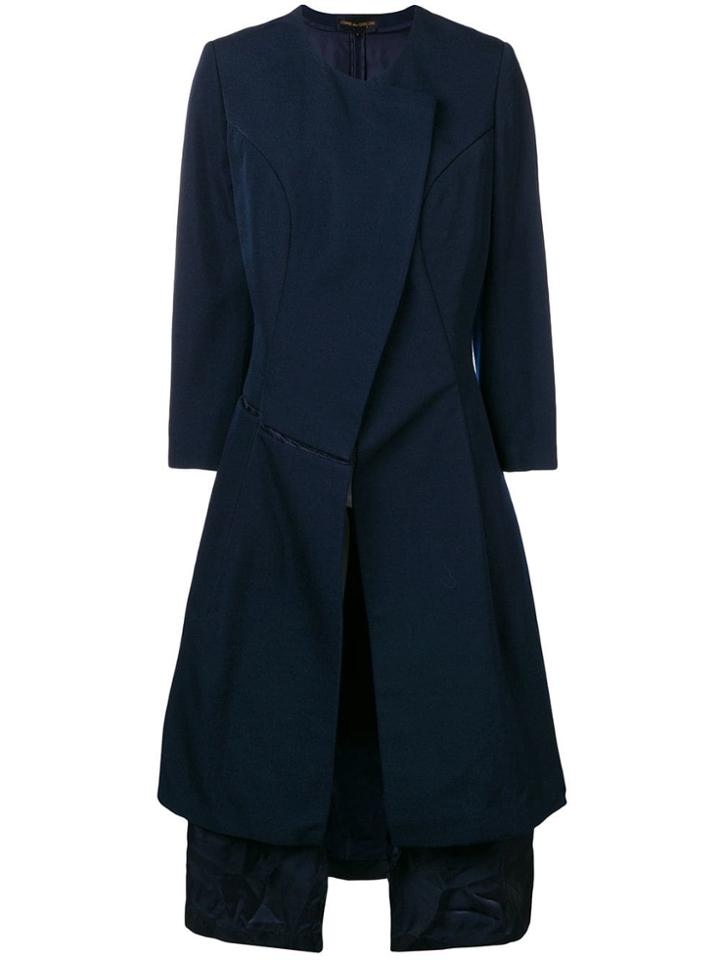 Comme Des Garçons Vintage 1997's Deconstructed Coat - Blue