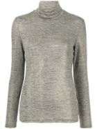Paul & Joe Turtle-neck Fitted Top - Gold