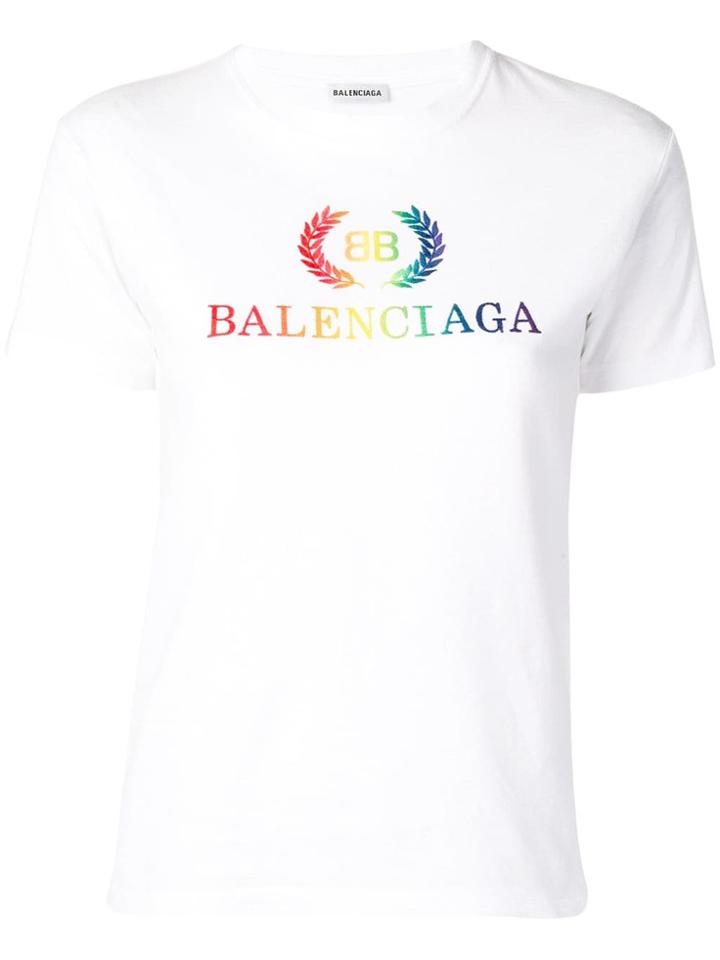 Balenciaga Laurier T-shirt S/s - White