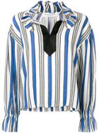 Philosophy Di Lorenzo Serafini Striped Shirt - Blue