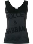 Dolce & Gabbana Vintage Logo Tank Top - Black