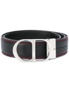 Dior Homme Logo Buckle Belt, Men's, Size: 105, Black, Calf Leather
