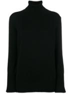 Agnona Cashmere Turtleneck Sweater - Black