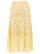 Cecilia Prado Berenice Midi Skirt - Yellow & Orange