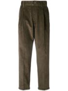 Pt01 Corduroy Straight Trousers - Brown