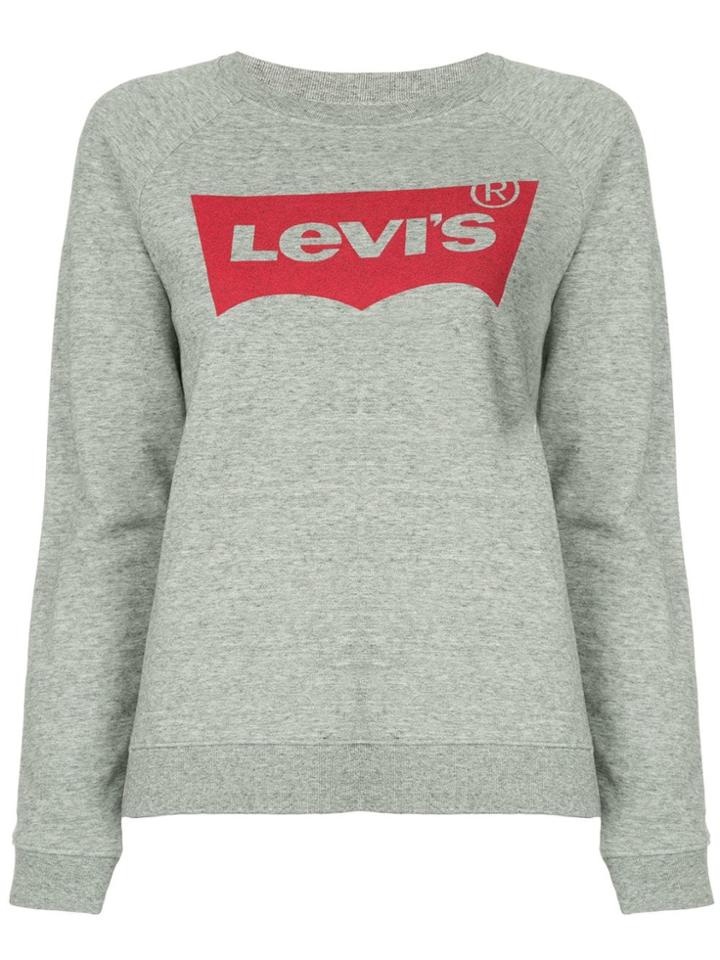Levi's Relaxed Logo Print Sweatshirt - Grey