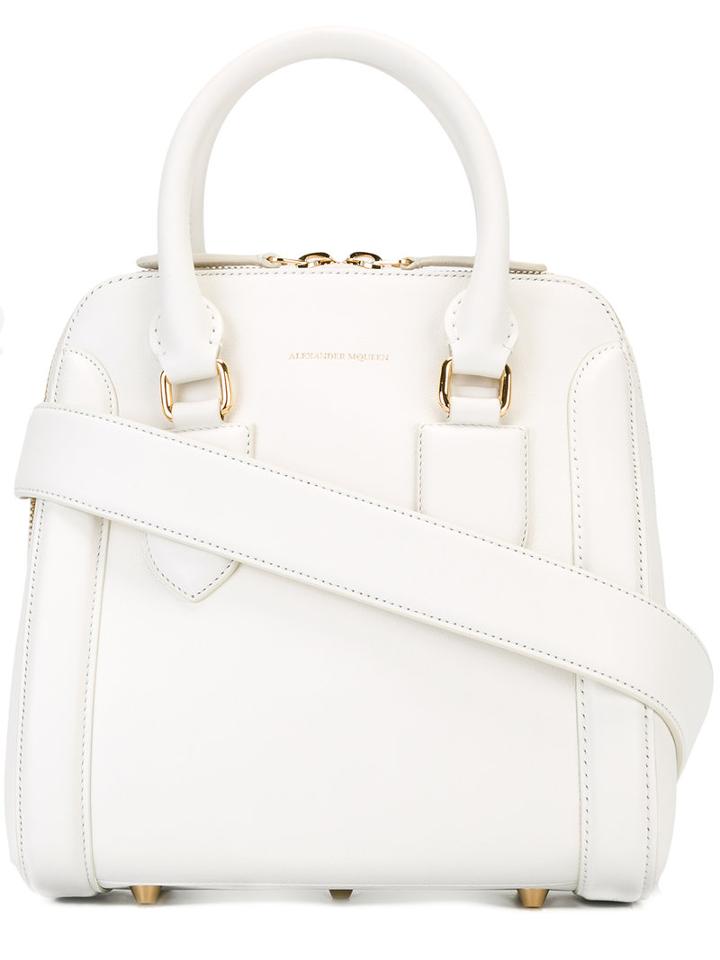 Alexander Mcqueen - Heroine Tote - Women - Leather - One Size, White, Leather