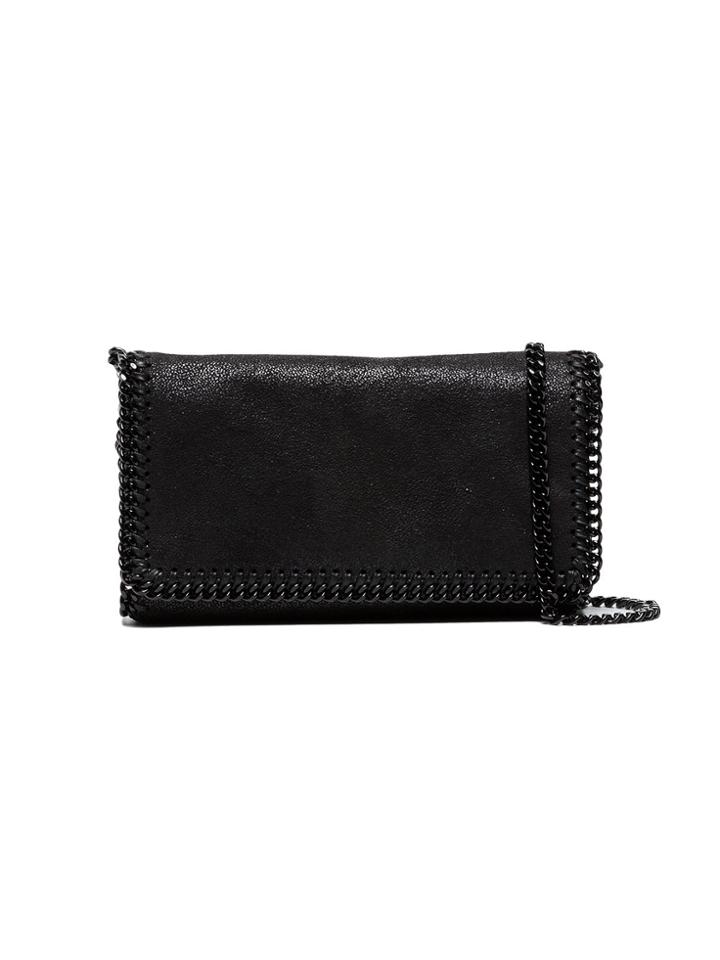 Stella Mccartney Falabella Shoulder Chain Bag - Black