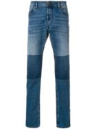 Diesel Patchwork Slim Jeans - Blue