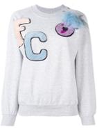 Forte Couture Fur Patch Sweatshirt