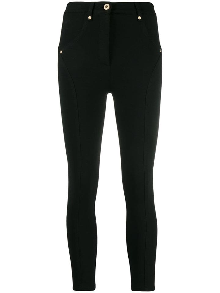 Versace Jeans Couture Cropped Leggings - Black