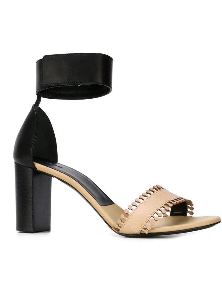Chloé Scalloped Ankle Strap Sandals